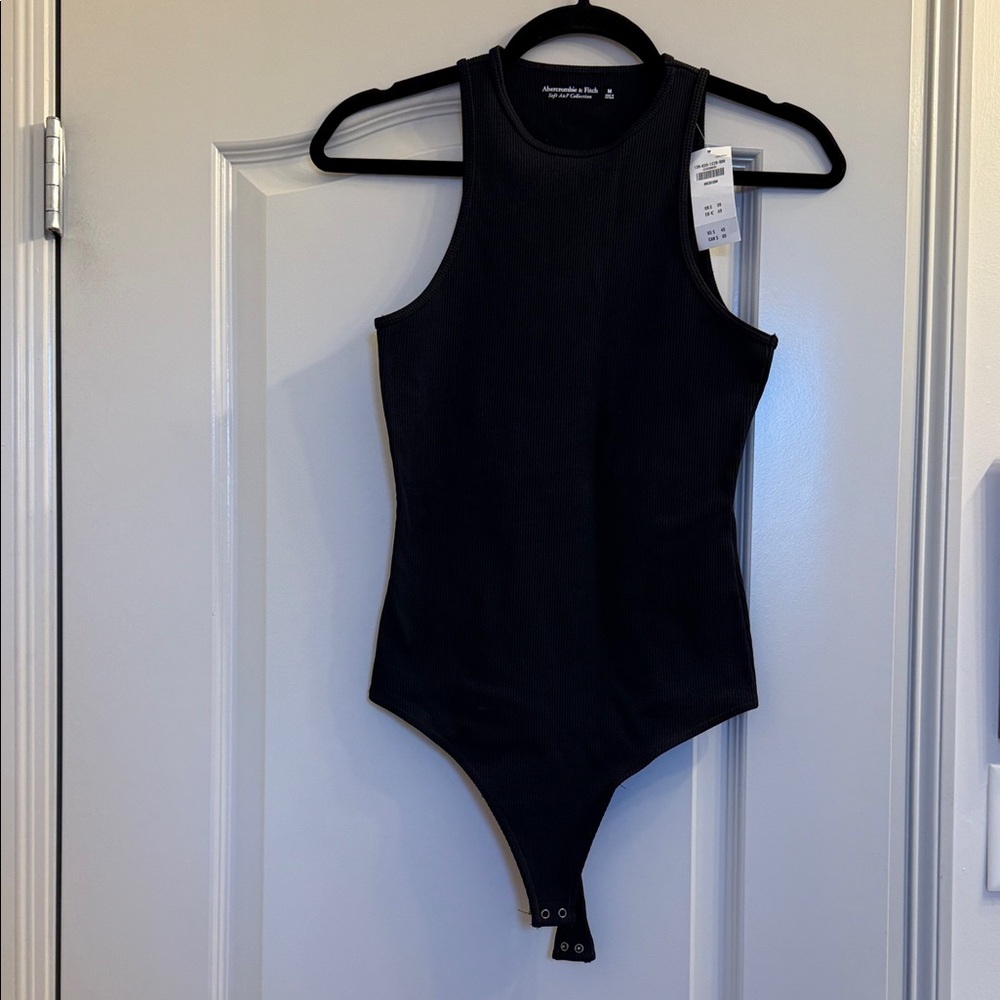 Abercrombie Black Sleeveless Bodysuit